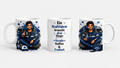 Kraftfahrer Tasse mit Spruch – Straße Kaffee Freiheit – Geschenk für LKW Fahrer & Berufskraftfahrer | 330ml Keramiktasse