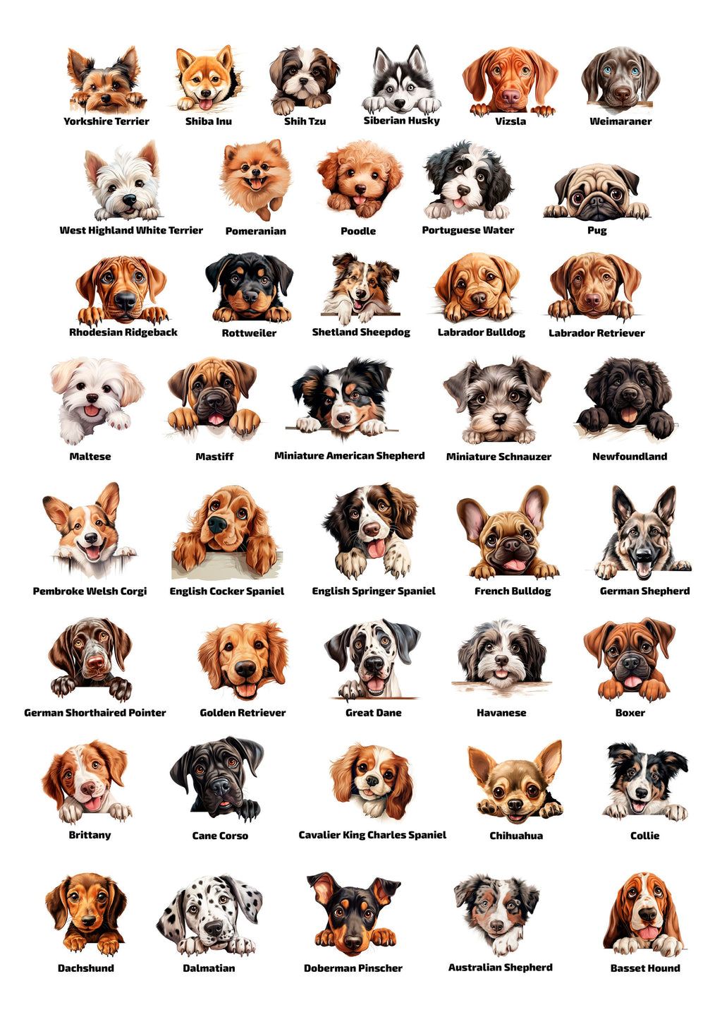 Personalisierte Fußmatte mit Hund | Haustier Willkommen Matte | Wunschname | Geschenk für Hundebesitzer | Türmatte individuell bedruckt