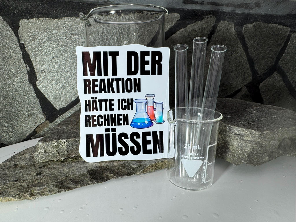 Chemie Aufkleber Wissenschaft Science Lustige Sticker Labor Geschenke Lehrer Fun