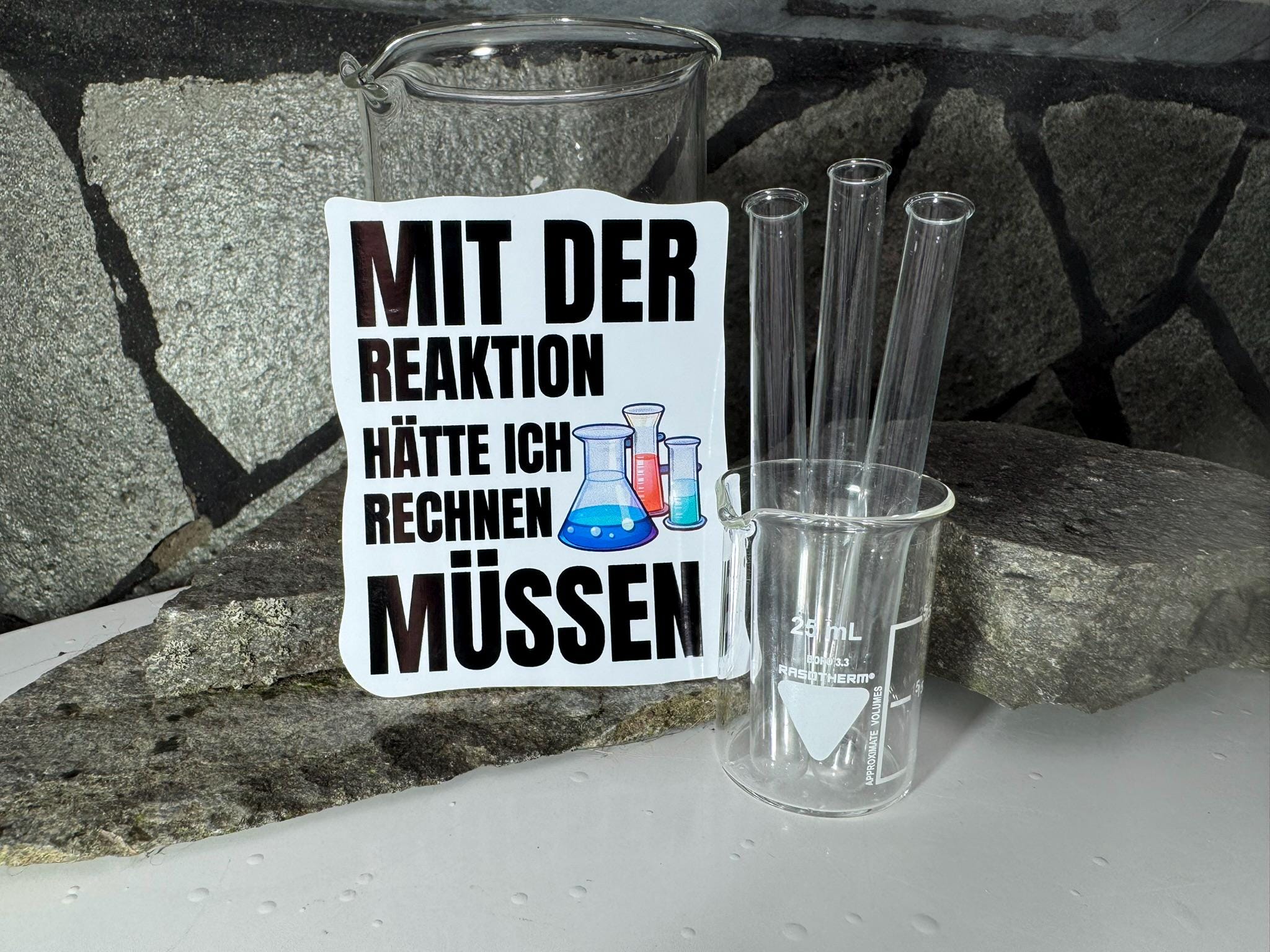 Chemie Aufkleber Wissenschaft Science Lustige Sticker Labor Geschenke Lehrer Fun