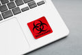 Biohazard Sticker Aufkleber Biologisch Bio Chemie Fun Sticker Laptop Auto Gefahr